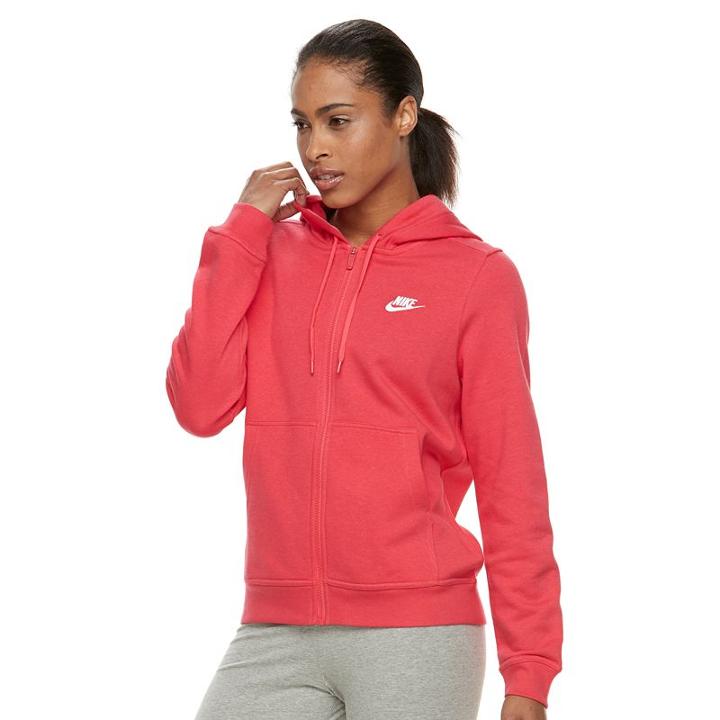 Women's Nike Sportswear Zip Up Hoodie, Size: Xs, Red Other