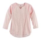 Girls 7-16 & Plus Size So&reg; Crochet Lace Shoulder Top, Size: 18 1/2, Brt Pink