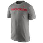 Men's Nike Rutgers Scarlet Knights Wordmark Tee, Size: Xl, Ovrfl Oth
