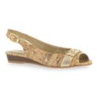 Easy Street Imprompt Women's Slingback Wedges, Size: 6.5 N, Lt Beige