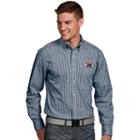 Men's Antigua Washington Wizards Associate Plaid Button-down Shirt, Size: Medium, White Oth