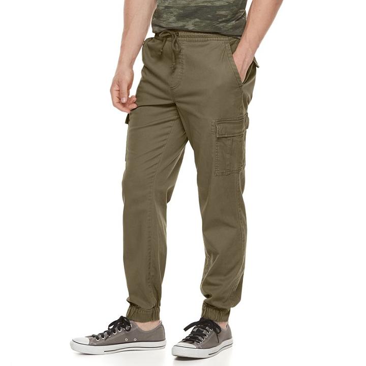Men's Urban Pipeline&reg; Maxflex Stretch Twill Cargo Jogger Pants, Size: Xl, Green