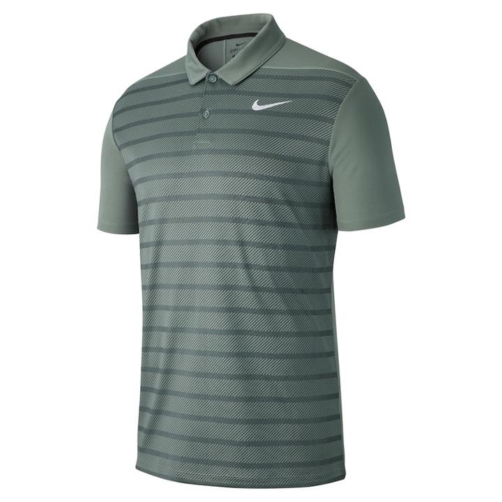 Men's Nike Dry Essential Regular-fit Striped Golf Polo, Size: Xxl, Green