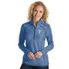 Women's Antigua Texas Rangers Tempo Pullover, Size: Medium, Blue