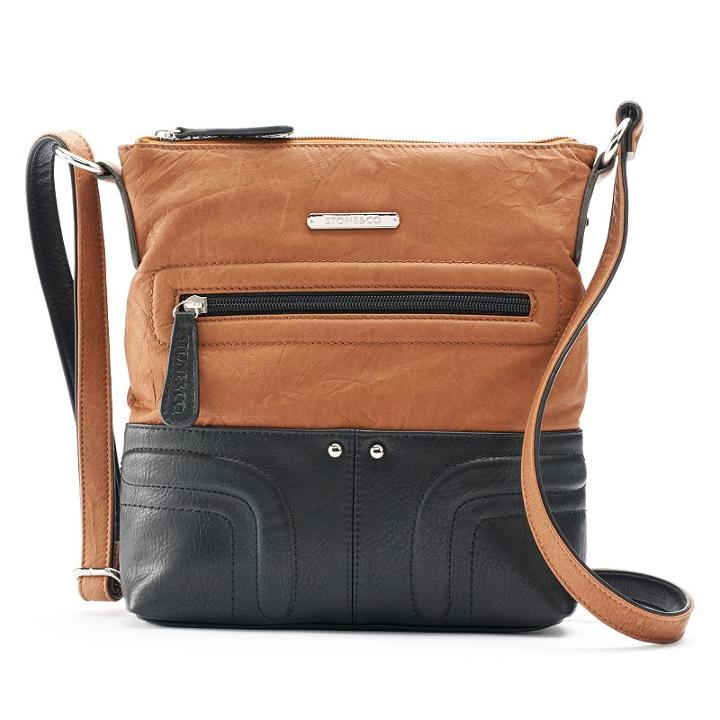 Stone And Co. Fiona Leather Crossbody Bag, Women's, Lt Beige