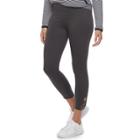 Women's Sonoma Goods For Life&trade; Crisscross Capri Leggings, Size: Xs, Dark Grey