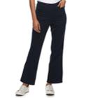 Petite Croft & Barrow&reg; Pull-on Mid-rise Bootcut Jeans, Women's, Size: 10p-short, Dark Blue