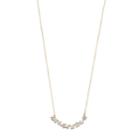 Lc Lauren Conrad Asymmetrical Baguette Curved Bar Necklace, Women's, Gold