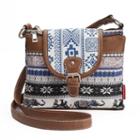 Unionbay Tribal Elephant Dual-entry Crossbody Bag, Women's, Multicolor