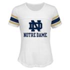 Girls 7-16 Notre Dame Fighting Irish Team Pride Burnout Tee, Size: M 10-12, White