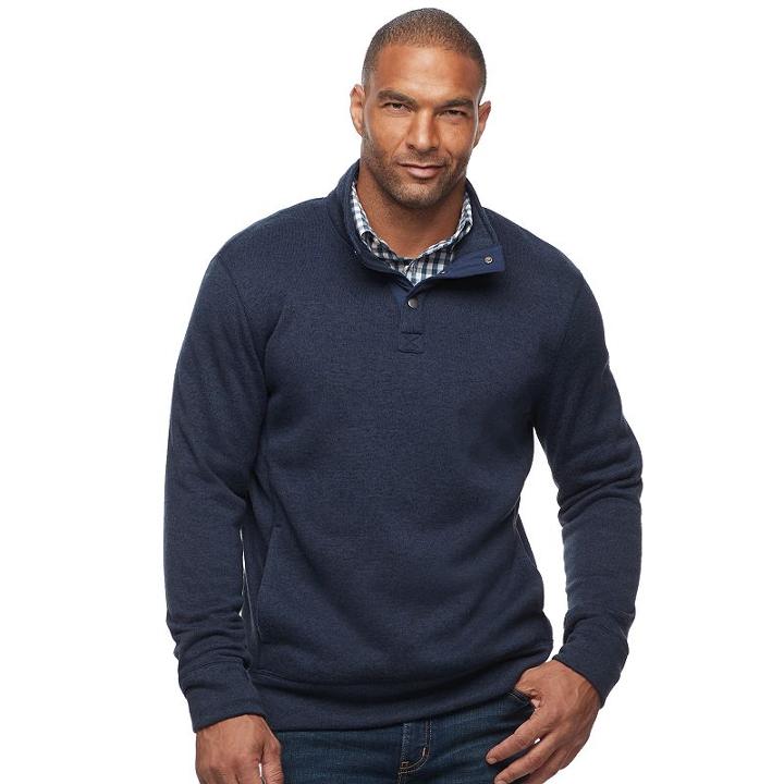 Big & Tall Sonoma Goods For Life&trade; Supersoft Sweater Pullover, Men's, Size: 4xb, Blue (navy)