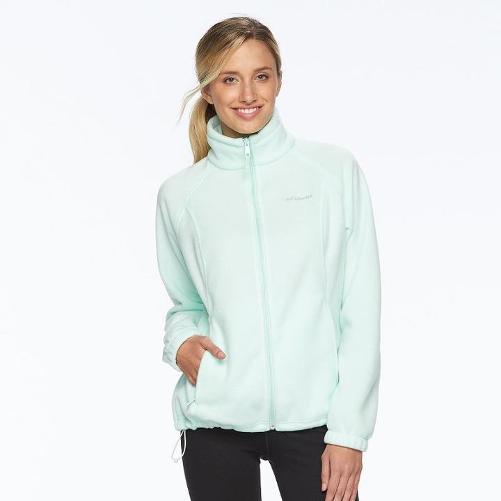 Women's Columbia Three Lakes Fleece Jacket, Size: Large, Brown Over