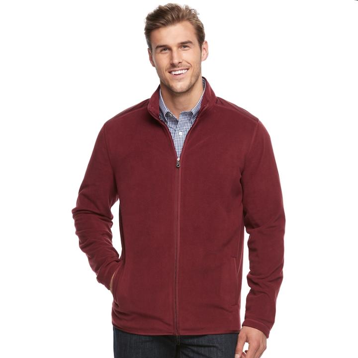 Big & Tall Croft & Barrow&reg; Classic-fit Arctic Fleece Jacket, Men's, Size: 3xb, Red