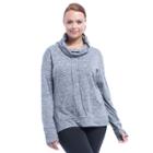 Plus Size Balance Collection Carmel Cozy Cowlneck Sweatshirt, Women's, Size: 2xl, Oxford