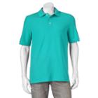 Men's Croft & Barrow&reg; Performance Pique Polo, Size: Small, Turquoise/blue (turq/aqua)