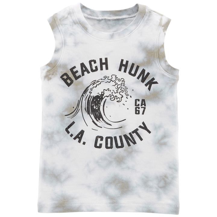Boys 4-8 Carter's Muscle Tee, Size: 6, Grey