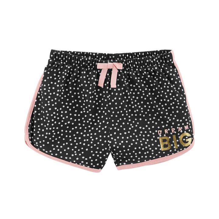 Girls 4-14 Carter's Louge Shorts, Size: 14, Black White