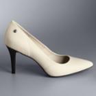 Simply Vera Vera Wang Women's All-over Stretch Heels, Size: 10, White