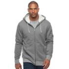 Big & Tall Sonoma Goods For Life&trade; Regular-fit Sherpa-lined Hoodie, Men's, Size: L Tall, Med Grey
