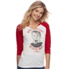 Juniors' Home Alone Graphic Printed Tee, Teens, Size: Large, White