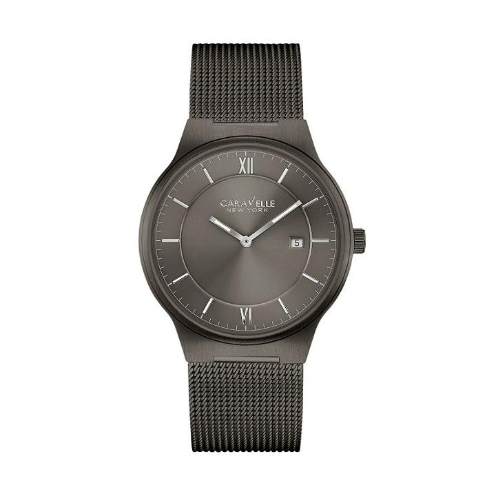 Caravelle New York By Bulova Men's Stainless Steel Watch, Grey
