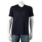 Men's Hemisphere Classic-fit Performance V-neck Tee, Size: Xl, Black