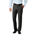Men's J.m. Haggar Premium Slim-fit 4-way Stretch Flat-front Dress Pants, Size: 36x32, Grey (charcoal)