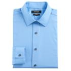 Men's Apt. 9&reg; Premier Flex Extra-slim Fit Flex Collar Dress Shirt, Size: 17.5 36/37, Med Blue