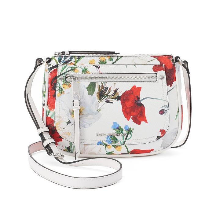 Dana Buchman Monroe Crossbody Bag, Women's, White