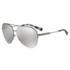 Armani Exchange Ax2020s 60mm Aviator Mirror Sunglasses, Men's, Blue (navy)