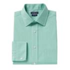Men's Croft & Barrow&reg; Slim-fit Easy Care Spread-collar Dress Shirt, Size: 17-32/33, Green
