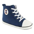 Adult Illinois Fighting Illini Hight-top Sneaker Slippers, Size: Small, Blue (navy)