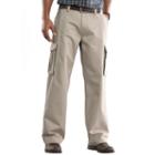 Men's Sonoma Goods For Life&trade; Relaxed-fit Twill Cargo Pants, Size: 33x32, Beig/green (beig/khaki)