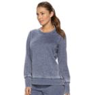 Women's Bliss Vintage Wash Fleece Sweatshirt, Size: Xl, Blue