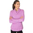 Women's Rbx Cowlneck Brushed Back Slubbed Sweater, Size: Xl, Purple