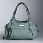 Simply Vera Vera Wang Buena Satchel, Women's, Blue (navy)