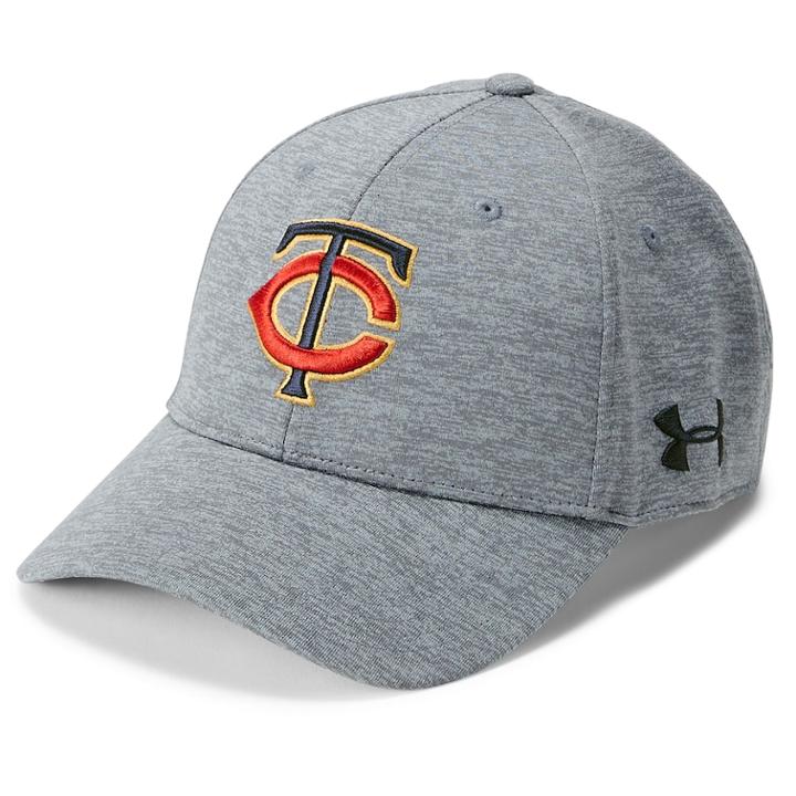 Men's Under Armour Minnesota Twins Closer Adjustable Snapback Cap, Light Grey