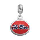 Fiora Sterling Silver Ole Miss Rebels Logo Charm, Women's, Multicolor