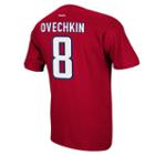 Men's Reebok Washington Capitals Alexander Ovechkin Player Tee, Size: Small, Red