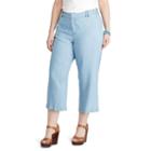 Plus Size Chaps Wide-leg Capris, Women's, Size: 20 W, Blue