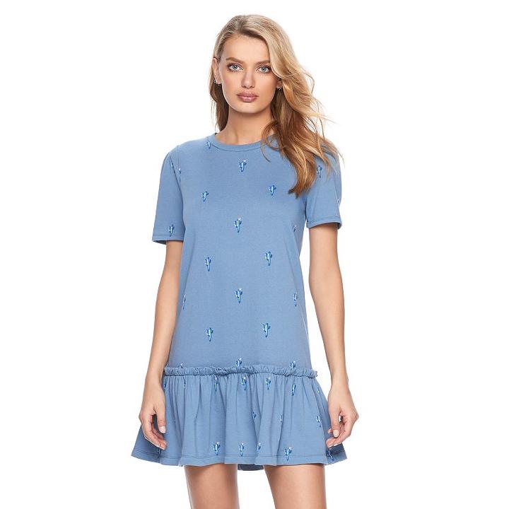 Women's Juicy Couture Drop Waist Dress, Size: Large, Multicolor
