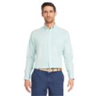 Men's Izod Classic-fit Essential Gingham Woven Button-down Shirt, Size: Xl, Green