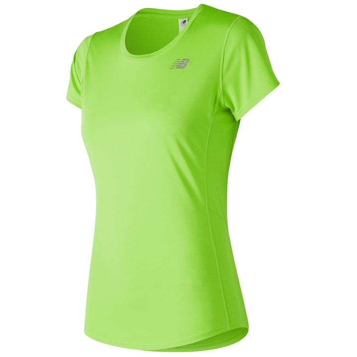 Women's New Balance Accelerate Short Sleeve Tee, Size: Xl, Green Oth