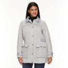 Plus Size Weathercast Fleece Walker Jacket, Women's, Size: 2xl, Light Grey