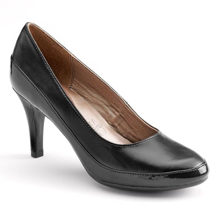 Soft Style By Hush Puppies Cristina Women's Dress Heels, Size: 7.5 Wide, Black