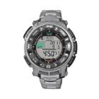 Casio Men's Pro Trek Titanium Atomic Solar Digital Chronograph Watch - Prw2500t-7, Grey