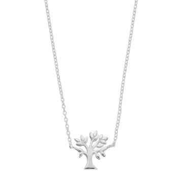 Love This Life Sterling Silver Family Tree Necklace, Women's