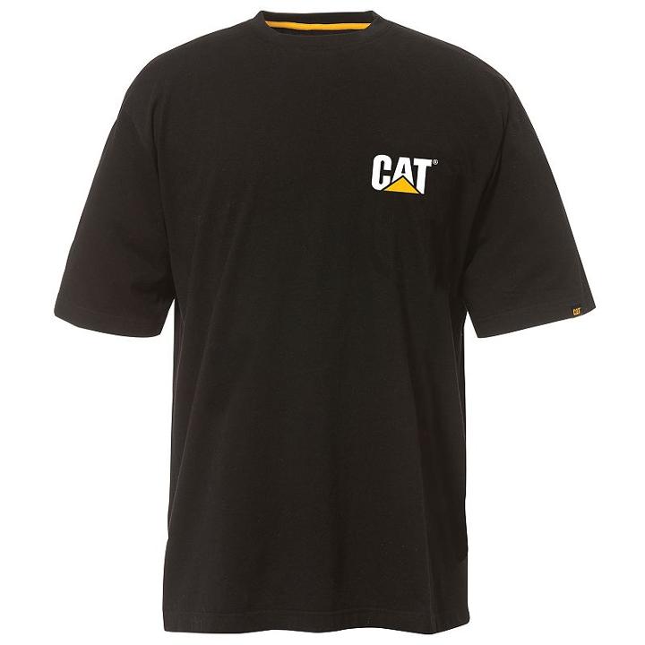 Men's Caterpillar Logo Tee, Size: Medium, Black