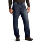 Big & Tall Lee Loose-fit Comfort Waist Straight-leg Jeans, Men's, Size: 50x32, Blue