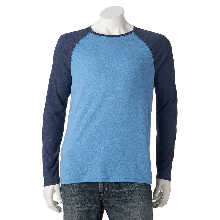 Men's Urban Pipeline&reg; Ultimate Raglan Tee, Size: Small, Blue